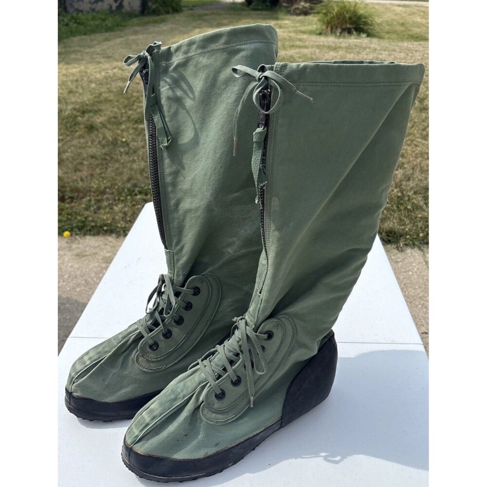Vintage Bata Mukluk Heavy N-1B Boots Men’s Lg Green Military Cold Weather Snow